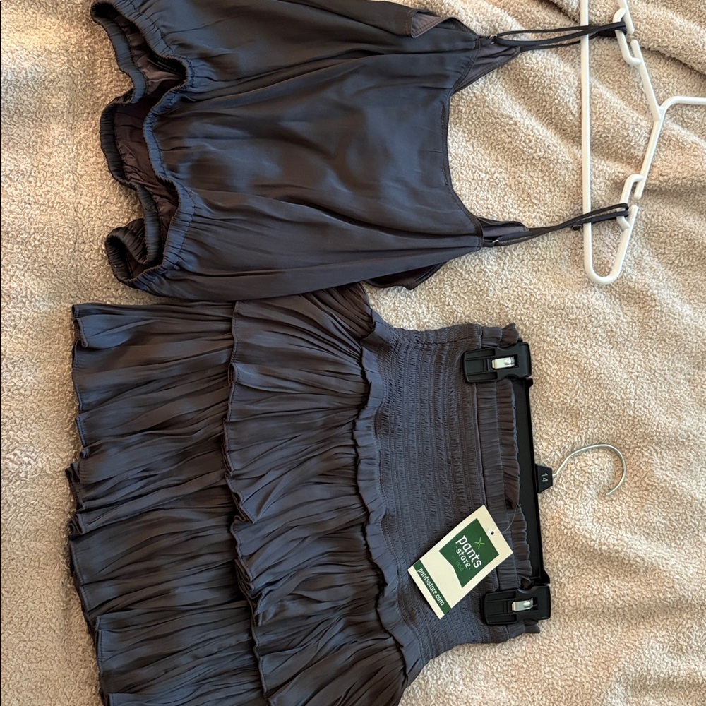 Dark Gray Two-Piece Set